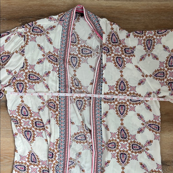 Gigio Bohemian Print Kimono Cardigan Size S - Picture 11 of 14
